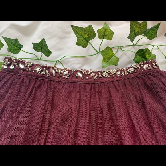 JC Penny Two Piece Maroon Formal Dress - Picture 9 of 11